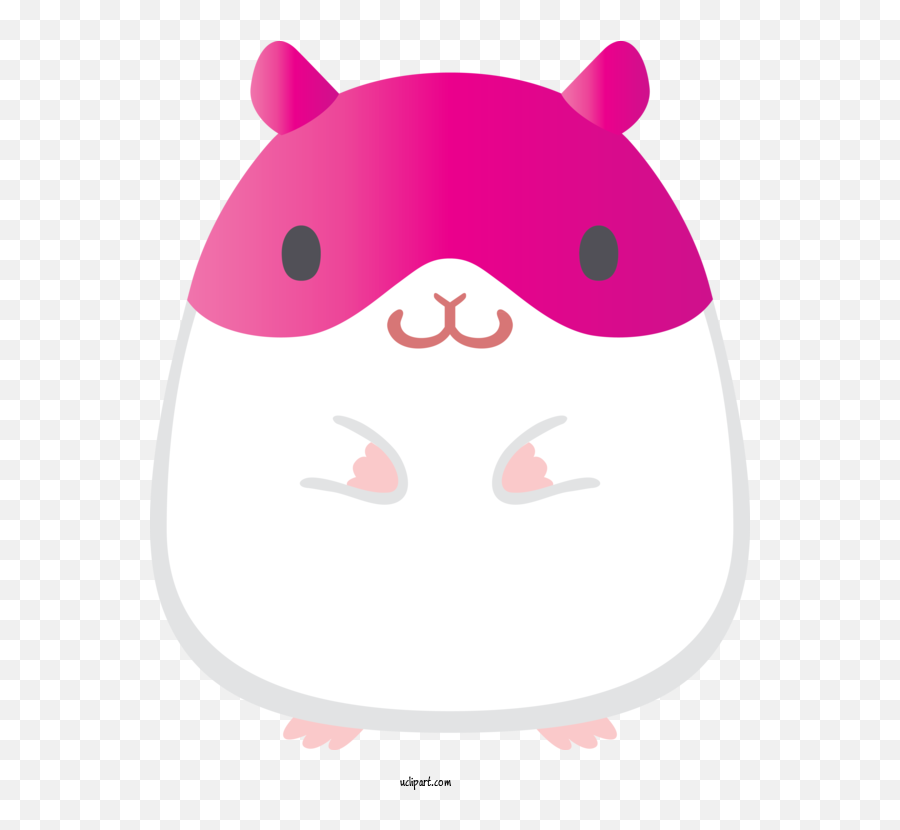 Hamster Pink Cartoon Nose For Baby Animal - Baby Animal Emoji,Baby Pink Baby Emoji