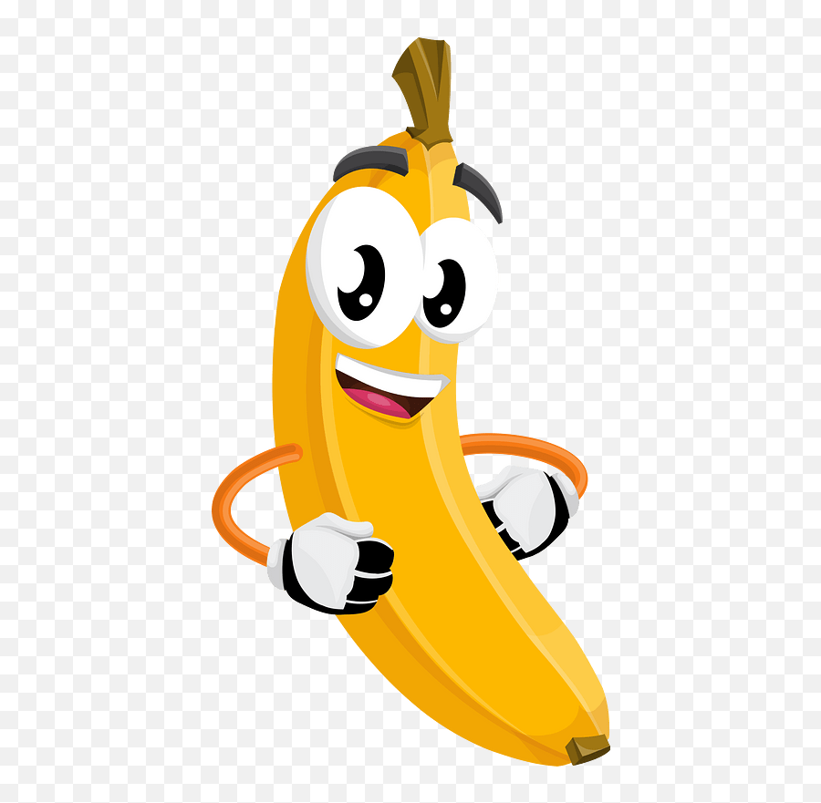Banana Clipart Free Download Transparent Png Creazilla Emoji,Happy Banana Emoticon