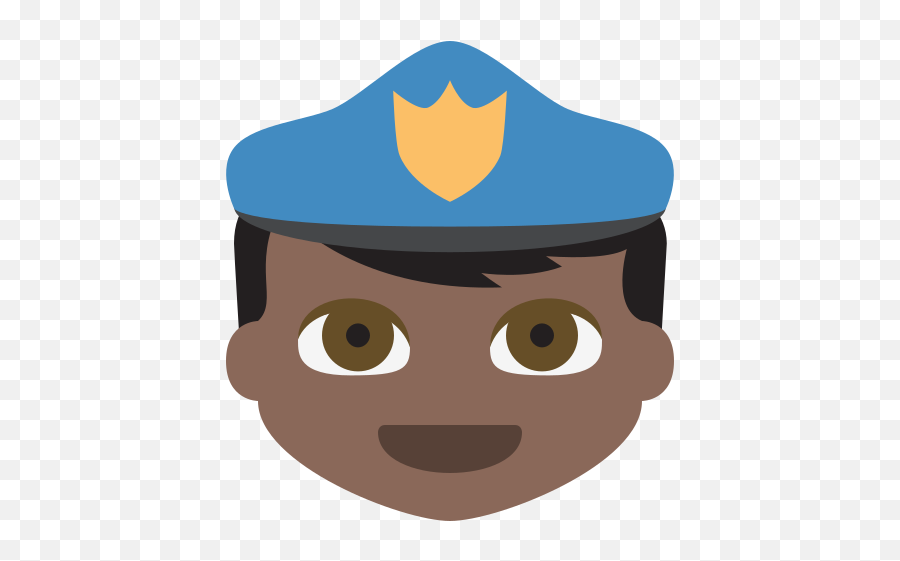 Police Officer Dark Skin Tone Big Picture In Hd And Emoji,Images Of Emojis Police