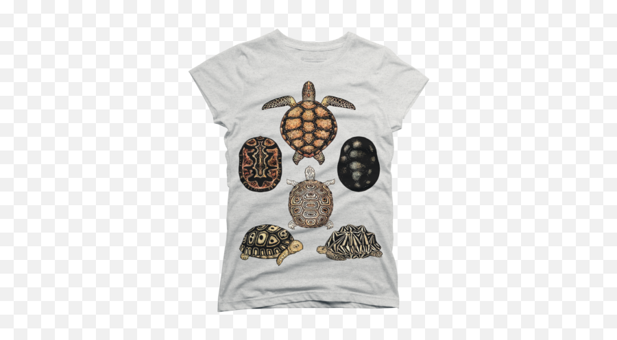 Turtle Womenu0027s T - Shirts Design By Humans Emoji,Turtle Emojis