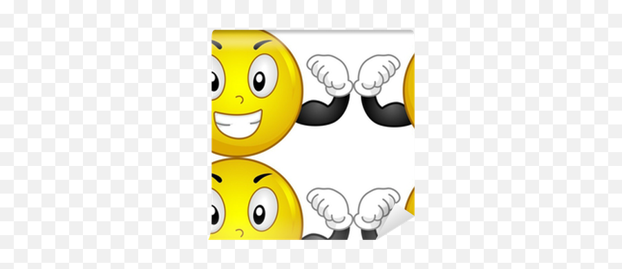 Wallpaper Strong Smiley - Pixershk Emoji,Exhale Emojio