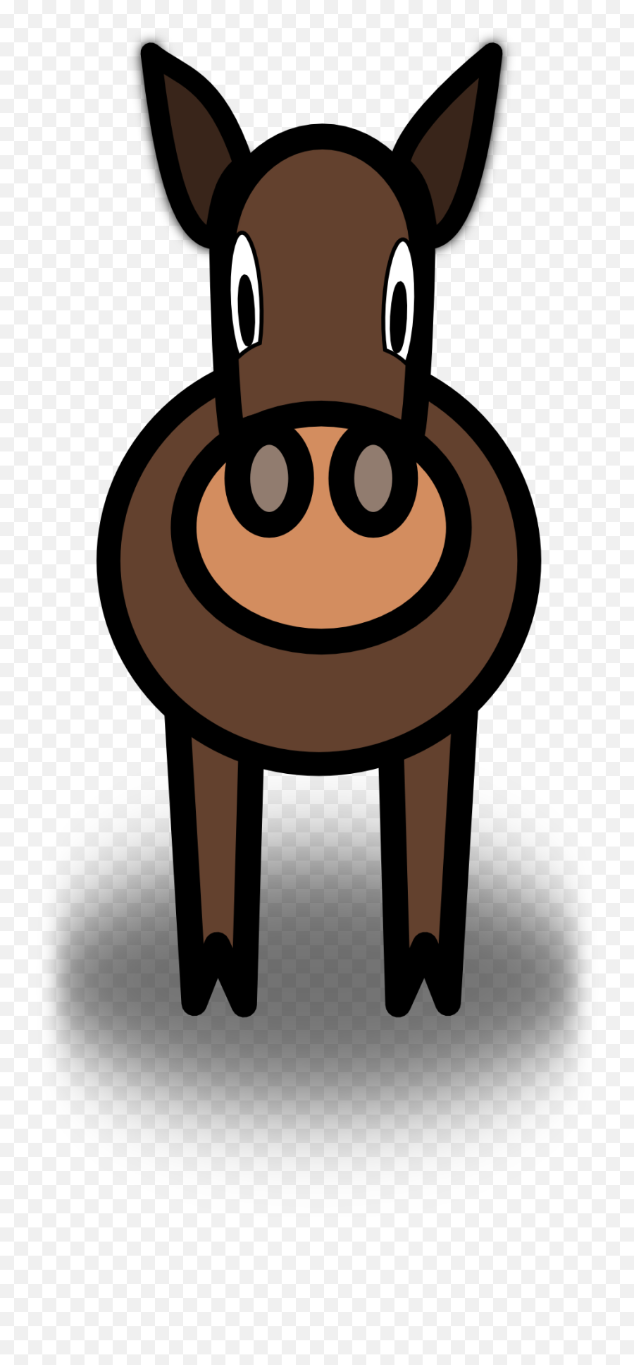 Painted Brown Round Donkey Free Image Download Emoji,Dnkey Emoji