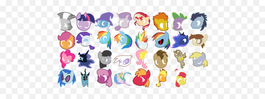 Mlp My Little Pony X Sonic Icons Theme Plaza Emoji,Unicorn Emoji Discord