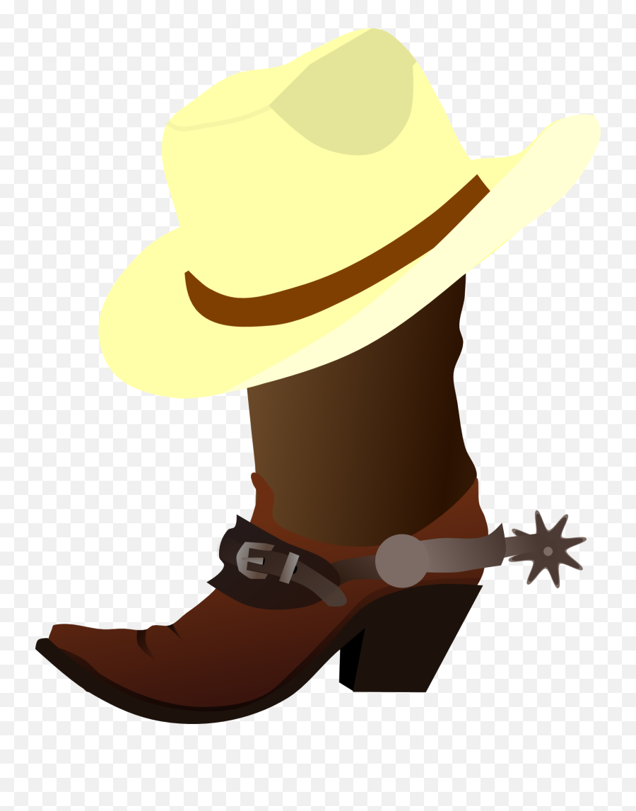 Download Cowboy Cute Western Images Free Download Clipart - Cowboy Boot Clip Art Emoji,Hillbilly Emoticon