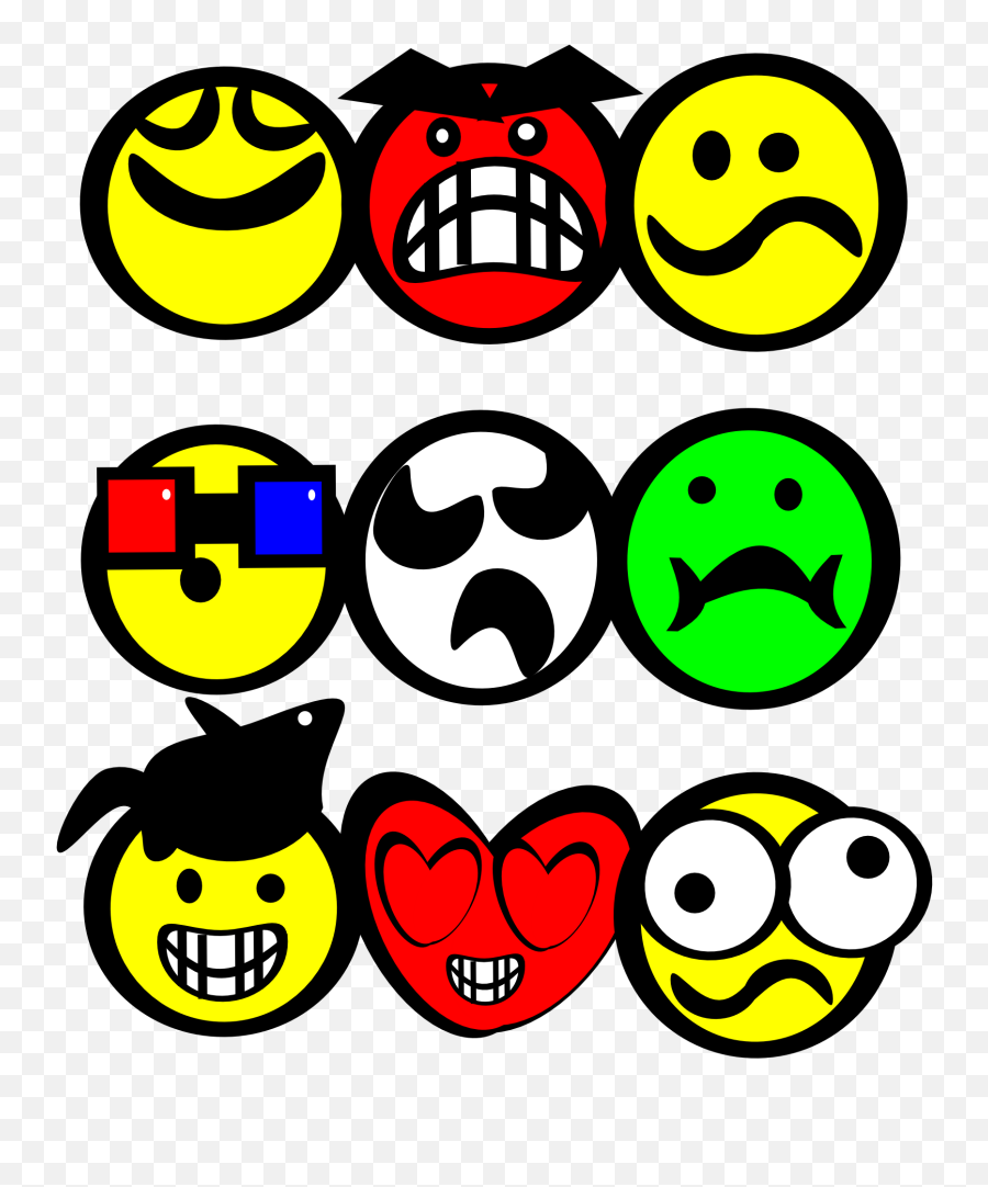 Emoticonssmileysmiliessimpleset - Free Image From Logo Vector Smiley Keren Emoji,Stickman Emojis