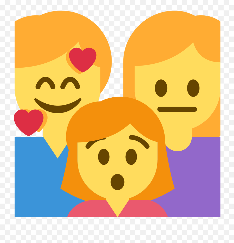 Emoji Face Mashup Bot On Twitter U200du200d Family Man - Happy,Hearts Face Emoji