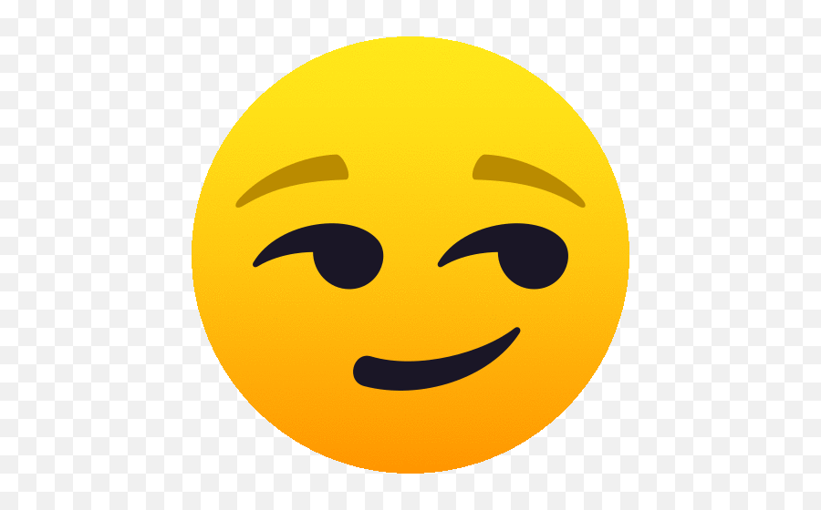 Smirking Face Joypixels Gif - Gif Emoji,Cringe Face Emoji