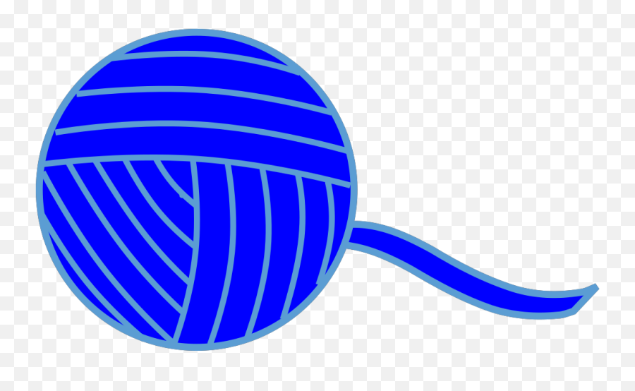 Blue Ball Of Yarn Png Svg Clip Art For - Animated Ball Of String Emoji,Yarn Ball Emoji