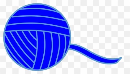 Blue Ball Of Yarn Png Svg Clip Art For - Animated Ball Of String Emoji,Yarn Ball Emoji
