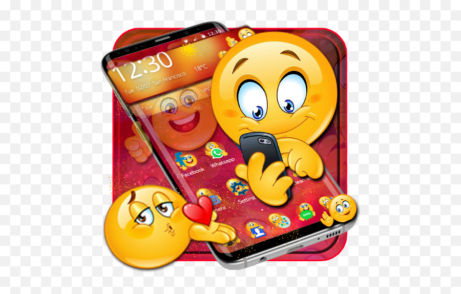 App Insights Lovely Emoji Launcher Theme Apptopia - Smartphone,Emoji Home Screen