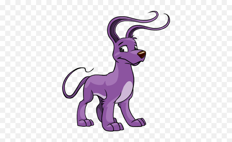Purple Gelert - Gelert Neopets Emoji,Purple As An Emotion