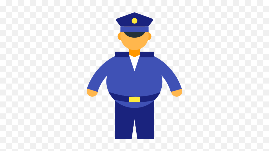 Iconos Gordo Cop - Descarga Gratuita Png Y Svg Emoji,Emojis De Gordos