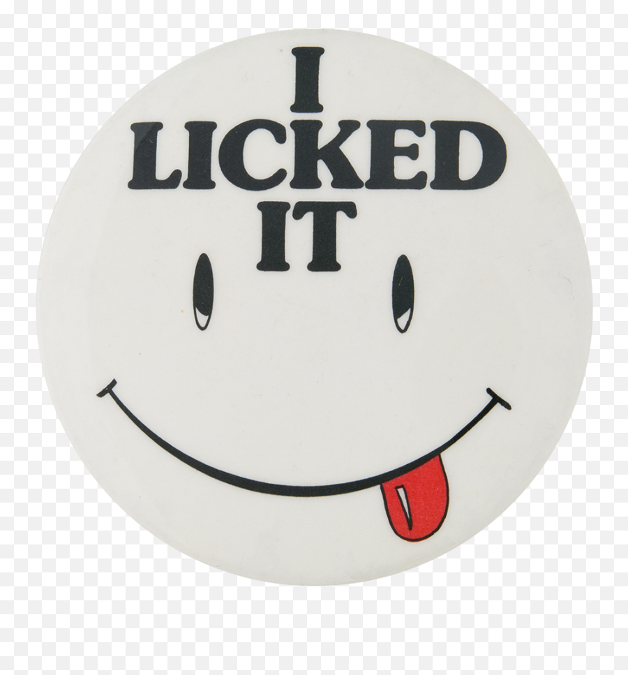 I Licked It Busy Beaver Button Museum - Australian Hypnotherapy Association Emoji,Po Emoticon