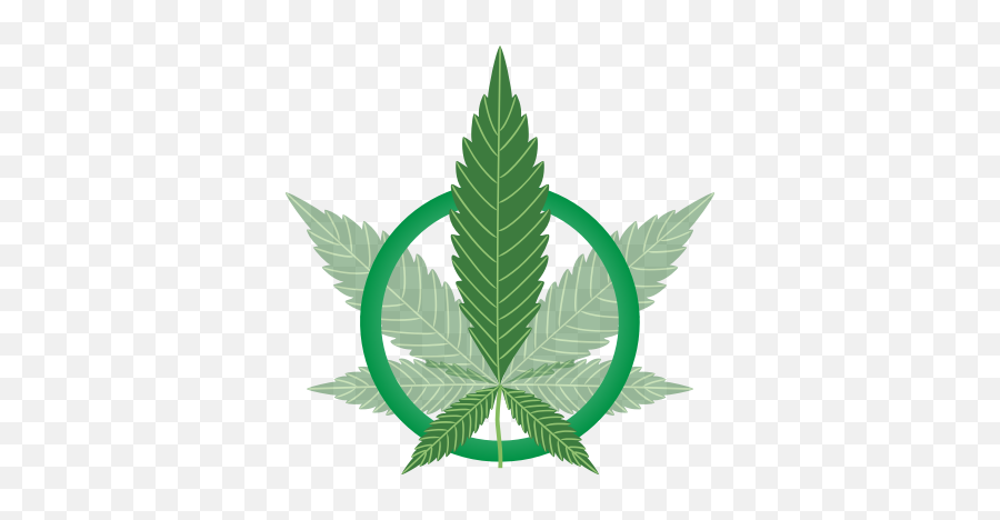 Marijuana Leaf Silhouette - Marijuana Vector Emoji,Cannabis Leaf Emoticons