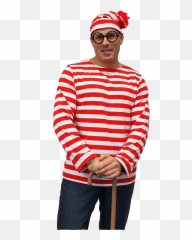 Free Wheres Waldo Transparent Download - Asap Rocky Striped Guess Shirt Blue And White Emoji,Where's Waldo Emoticon