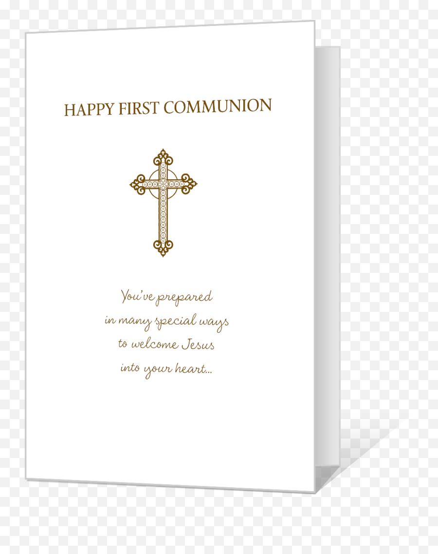 Happy First Communion Printable American Greetings - Happy First Holy Communion Printable Emoji,Happy Thumbs Up Emoticon With Graduation Hat