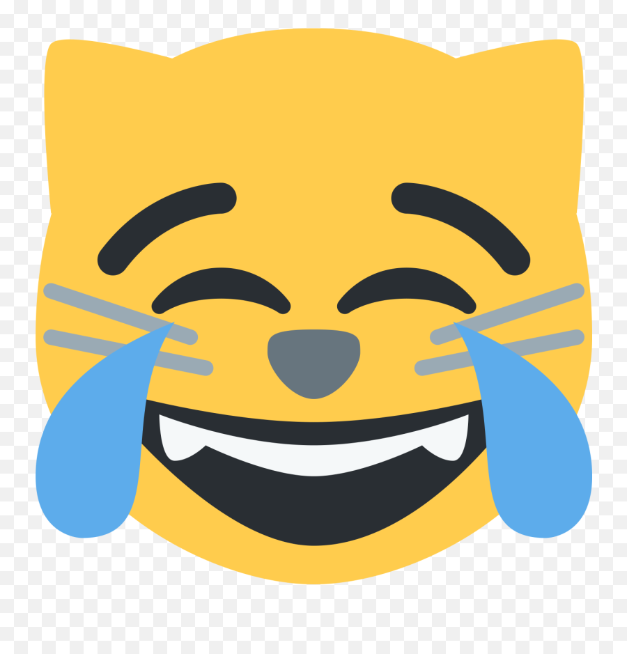 Laughing Cat Emoji Meaning With - Laughing Crying Cat Emoji,Laugh Cry Emoji