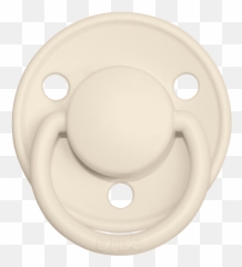 Bibs De Lux Size 1 - Ivory Bibs Dummy White Emoji,Peach Steam Emoticon