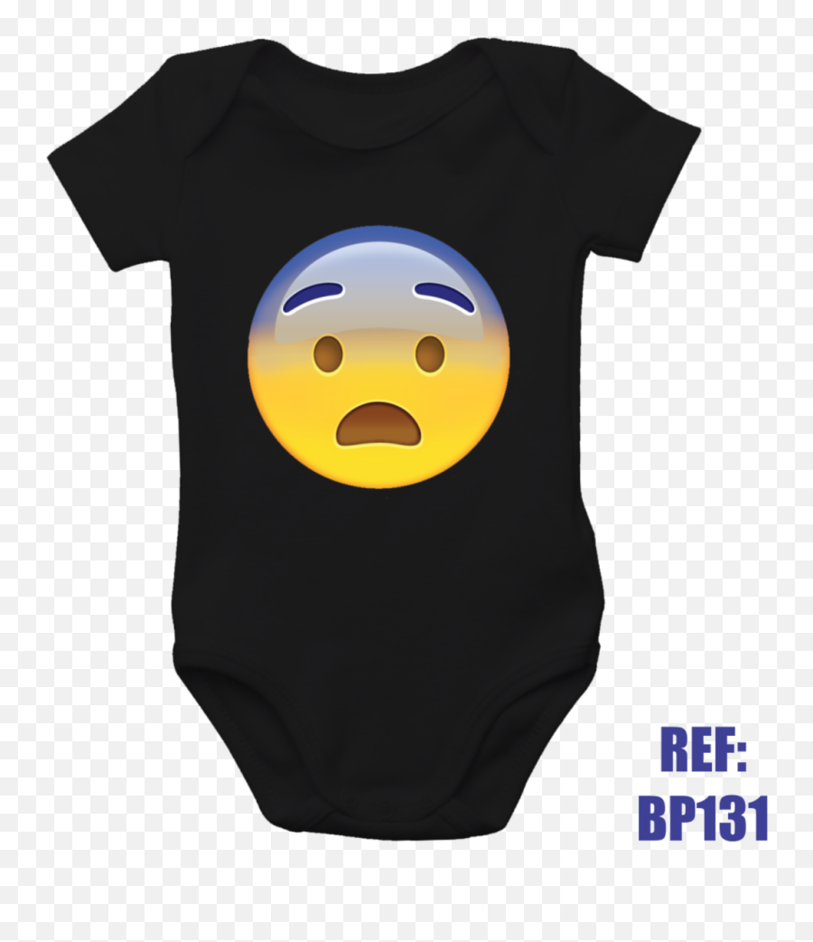 Body Infantil Emoji Espantado Whatsapp Roupinha Bebê No Elo7 - Infant Bodysuit,Lista De Emojis