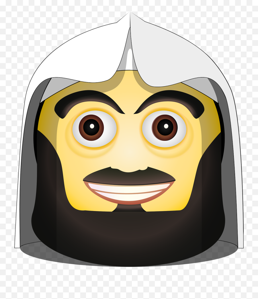 Smiley Mufti Emoji - Grafica Vettoriale Gratuita Su Pixabay Happy,Mecca Emoji