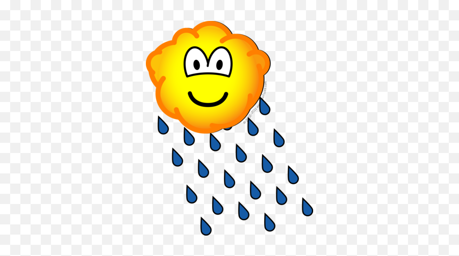 Rain Cloud Emoticon Emoticons Emofacescom - Emoticon Emoji,B Emoticon