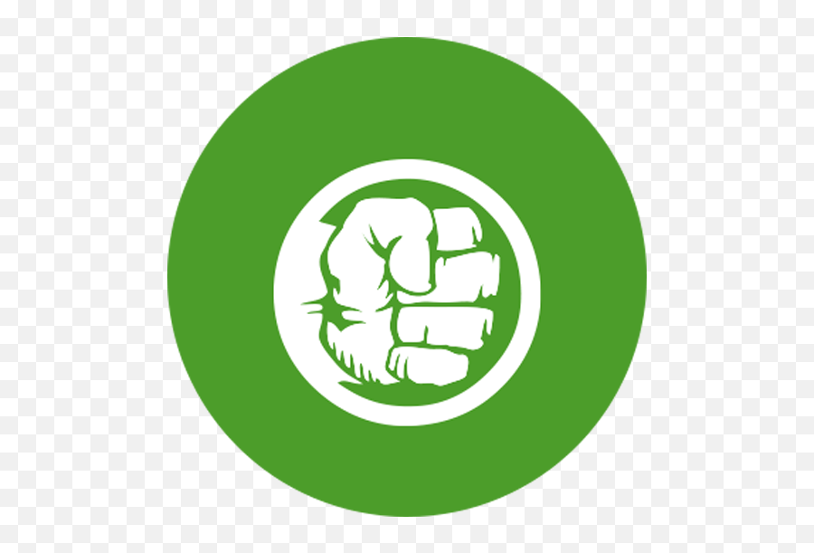 Hulk Logo Posted By Ryan Peltier - Hulk Logo Black And White Emoji,Hulk Smash Emoticon On Bttv