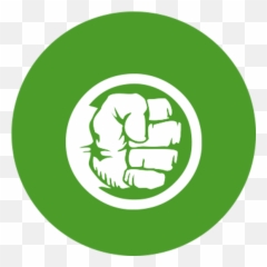 Hulk Logo Posted By Ryan Peltier - Hulk Logo Black And White Emoji,Hulk Smash Emoticon On Bttv