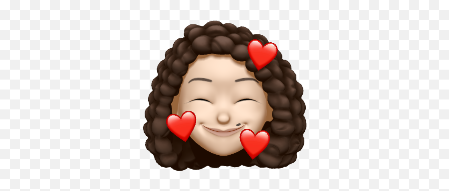 Memoji Mom,Princess Emoji Curly Hair