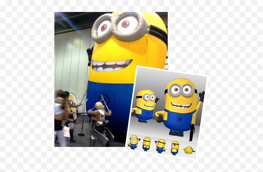 Inflatable Me - A Cameron Balloons Story Minions Inflatables Emoji,Minion Emoticon