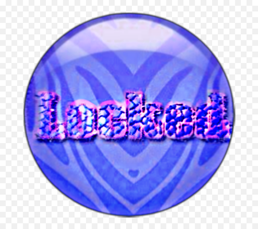 Locked Lock Purple Pink Blue Circle - Language Emoji,Lock Screen Emoji