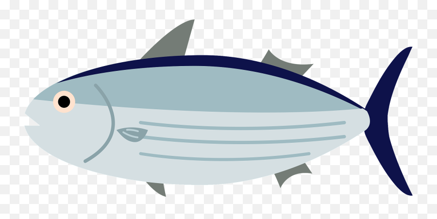 Skipjack Tuna Fish Clipart - Fish Emoji,Blimp Emoji