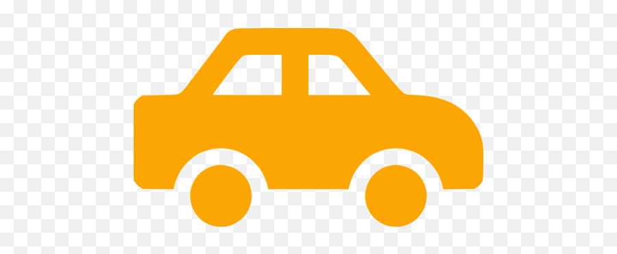 Orange Car Icon - Transparent Car Icon Yellow Emoji,Car Clock Emoji