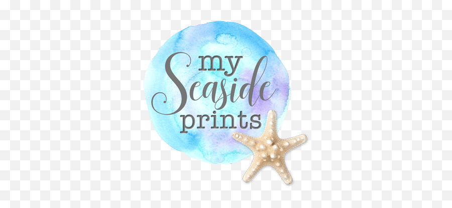 Personalised Family Print - Family Line Up My Seaside Prints Event Emoji,Starfish Emoji