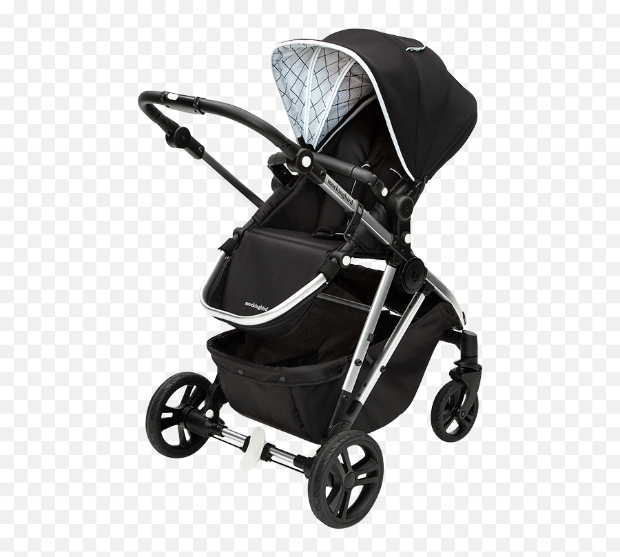 Mockingbird Single Stroller - Folding Emoji,Emotion By Babyhome