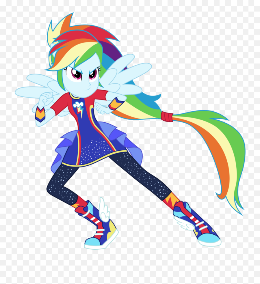 Rainbow Dash Sticker By Alisshy88 - Mlp Eg Friendship Power Rainbow Dash Emoji,Rainbow Dash Emoji