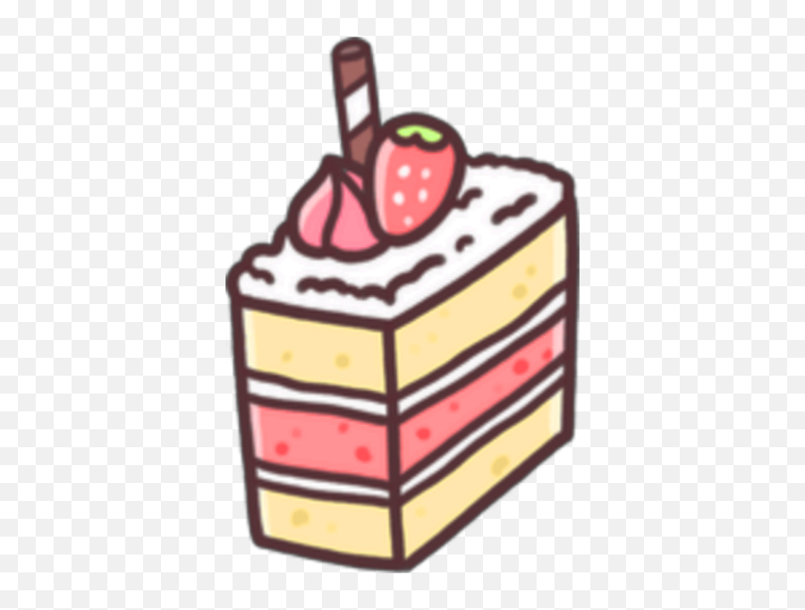 Transparent Kawaii Food Stickers Clipart - Full Size Clipart Transparent Kawaii Food Emoji,Strawberry Shortcake Emoji