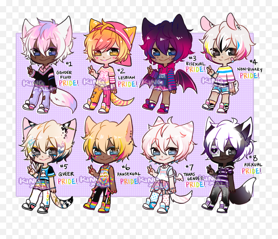 Kingxali - Pride Adopts 30 Flatprice Each Open By Ali Fictional Character Emoji,Baka Emoji