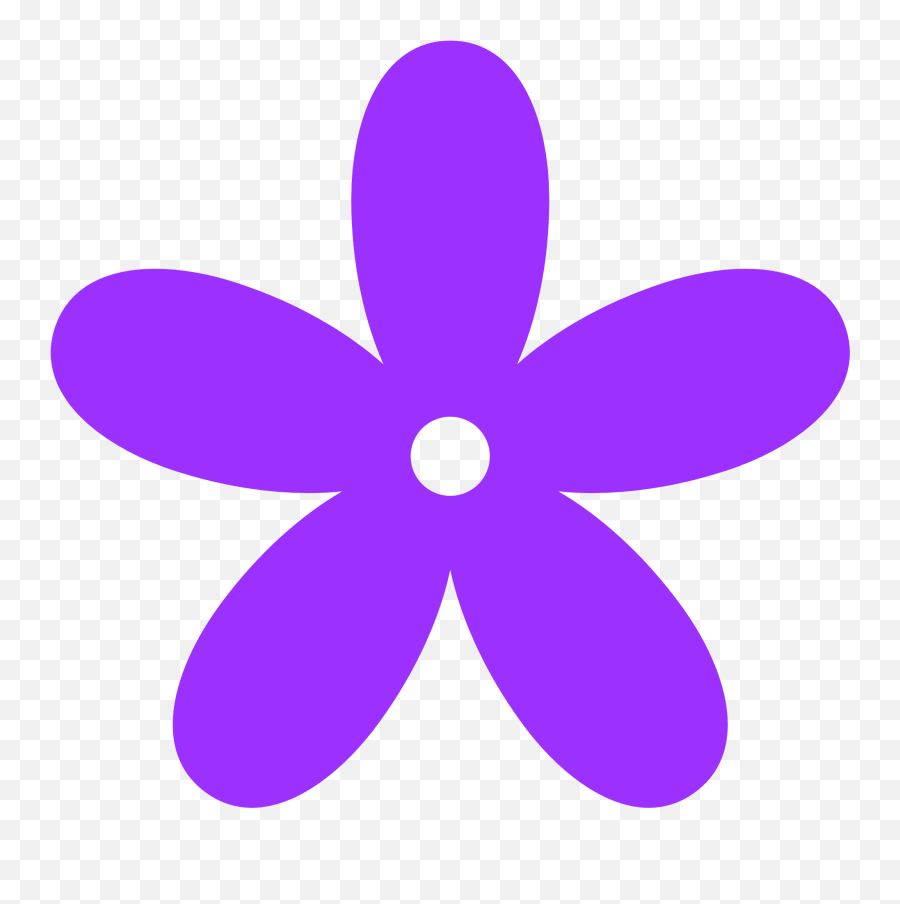 Purple Flower - Clip Art Purple Flower Emoji,Purple Flower Emoji