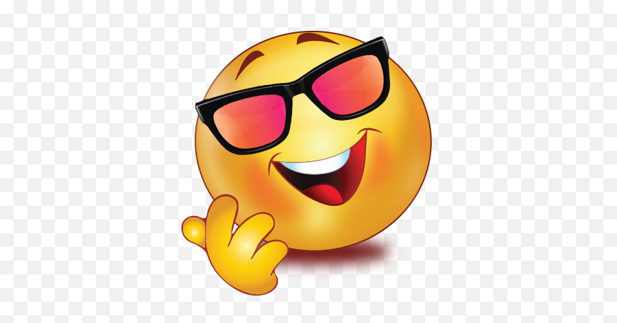 Smiley Emoji Emoticon Image - Transparent Transparent Background Emoji Png,Cool Emoji
