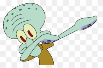 Dabbing Squidward Gif Transparent - Dab Squidward Png Emoji,Dab Emoji Gif