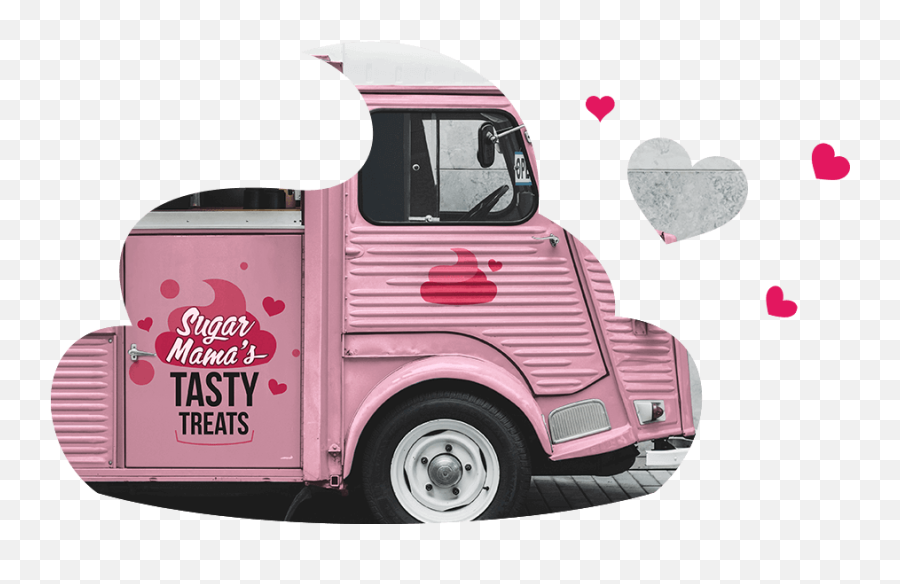 Sugar Mamau0027s Tasty Treats Bakery And Cupcake Shop San - Vintage Logos Para Food Truck Emoji,Cupcake+truck Emoji