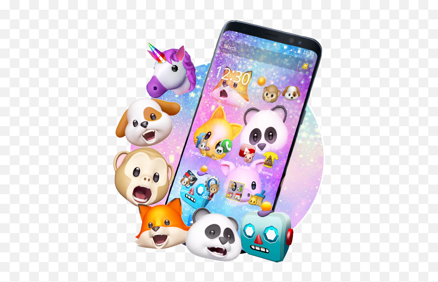 Funny Animal Emojis Theme - Apps On Google Play Smartphone,Mermaid Emoji Android