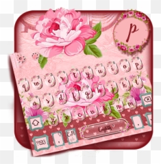 Sms Pink Rose Keyboard Theme 10001004 Apk Download - Keyboard Theme Pink Rose Theme Download Emoji,Messenger Rose Emoticon