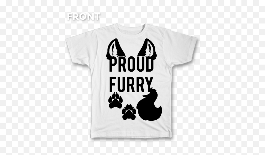 Products - Short Sleeve Emoji,Furry Wolf Emoji