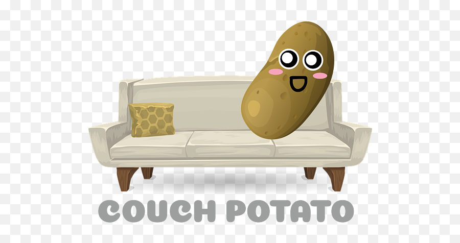 Couch Potato Onesie For Sale - Transparent Couch Vector Emoji,Couch Potato Emoticon