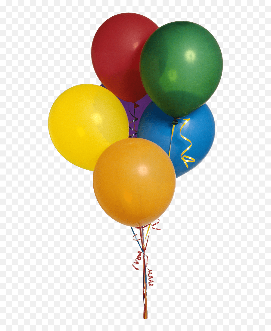 Real Balloons Transparent Background - Helium Balloon Png Emoji,Microsoft Balloons Emojis