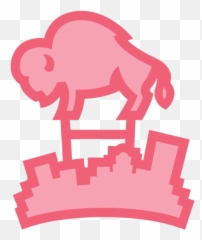 Go Pink Buffalo - Buffalo Clipart Full Size Clipart Elephant Emoji,Buffalo Bills Emoji