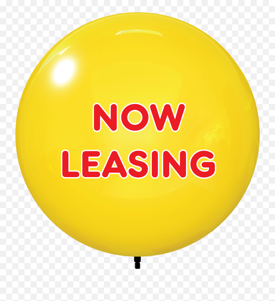 18 Now Leasing Reusable Balloons - Dot Emoji,Emoticons Shape Balloon 33631