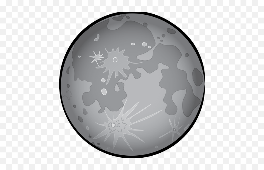 Planet Emoji Png Here You Can Explore Hq Emoji Planet - Mercury Planet Grey Cartoon,Eggplant Emoji High Def