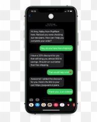 5 Conversational Sms Marketing Examples Done Right - Dot Emoji,Make Emojis Bigger Iphone Xr Messenger